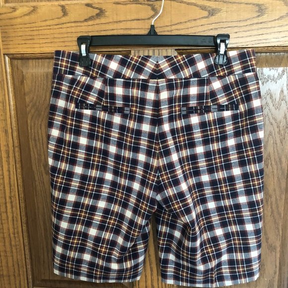 J. CREW - Plaid City Fit Bermuda Shorts SZ 6 Wool Blend London - Picture 4 of 10
